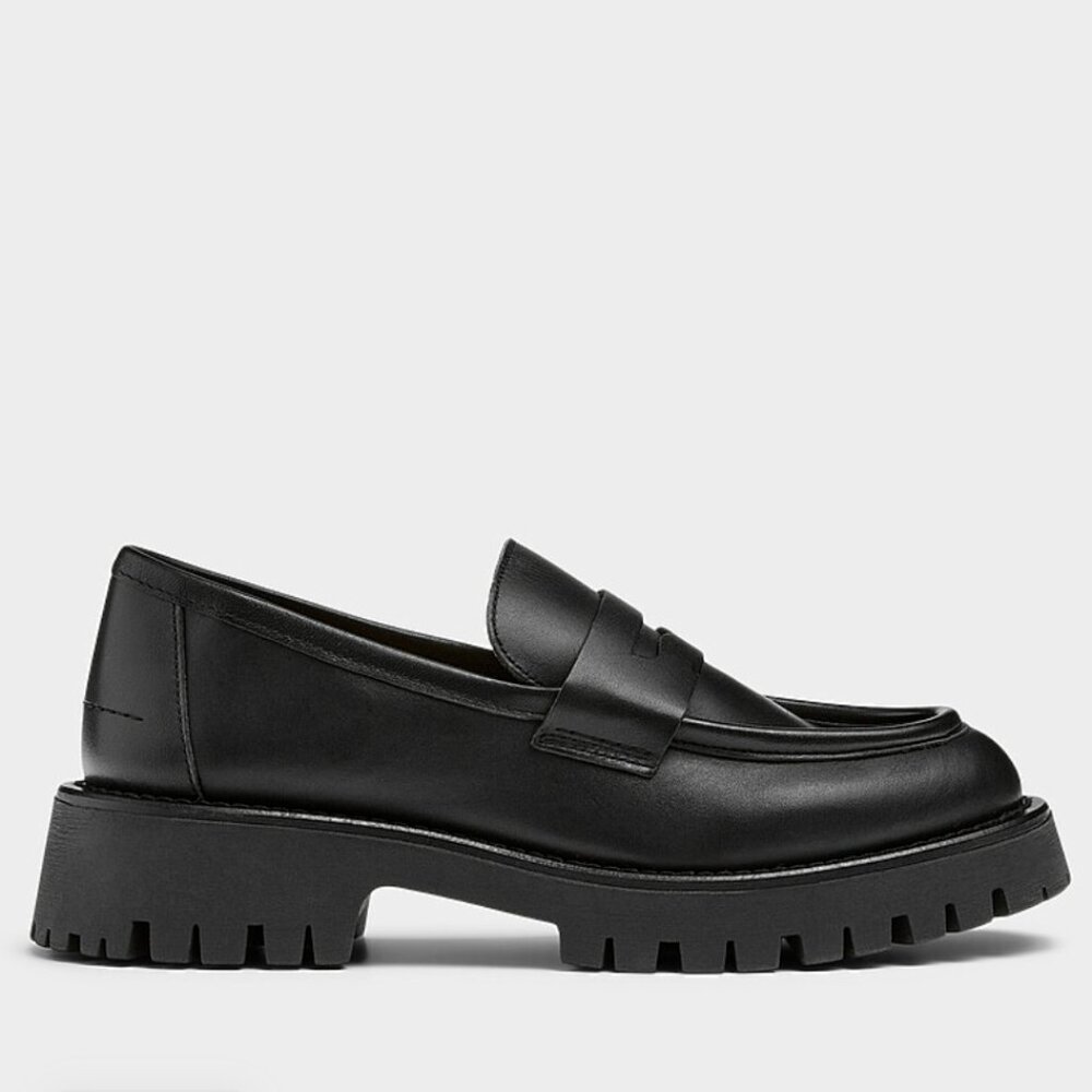 Simons Women's Lug-sole Platform Penny Loafers size 39